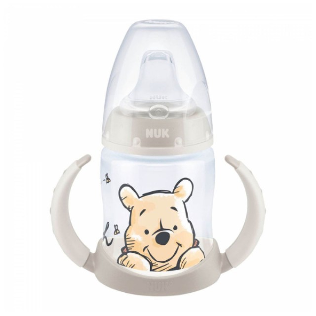 Nuk First Choice Plus Winnie the Pooh Εκπαιδευτικό Πλαστικό Μπιμπερό First Choice 6-18m (10.743.945), 150ml