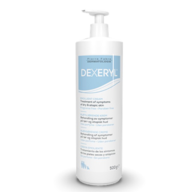 Pierre Fabre Dexeryl Emollient Cream Dry Skin Μαλακτική Κρέμα Για Ξηρό & Ατοπικό Δέρμα 500ml