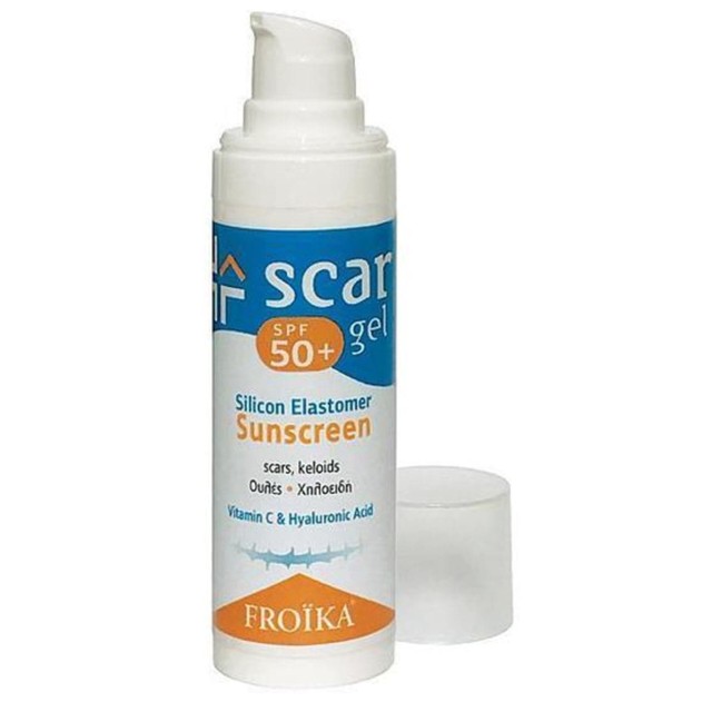 Froika Scar Gel SPF50+ Τζελ Σιλικόνης Κατά των Ουλών με Αντηλιακή Προστασία, 30ml