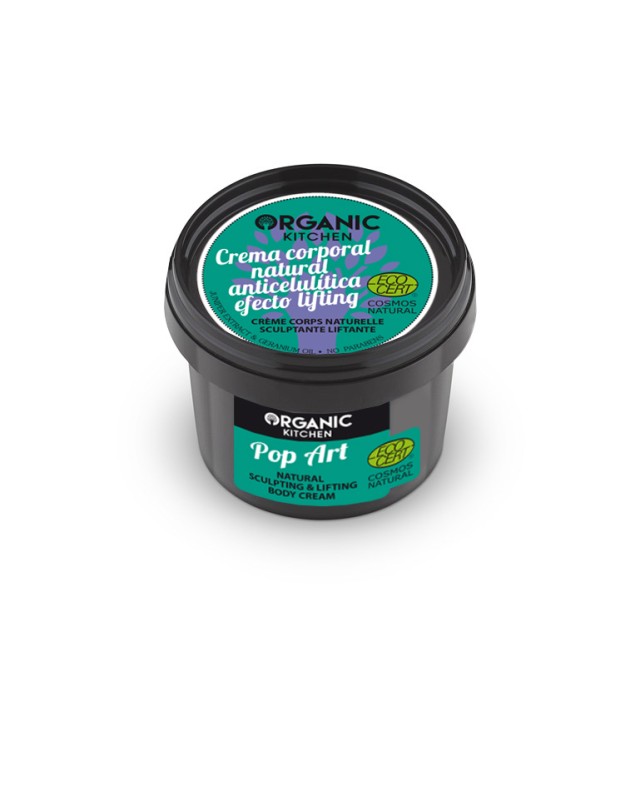 Natura Siberica Organic Kitchen Pop Art Natural Sculpting & Lifting Body Cream Φυσική Κρέμα Σώματος Λίφτινγκ Κατά Της Κυτταρίτιδας 100ml