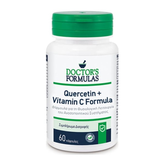 Doctors Formulas Quercetin & Vitamin C Formula Συμπλήρωμα Διατροφής με Βιταμίνη C & Κερσετίνη, 60caps