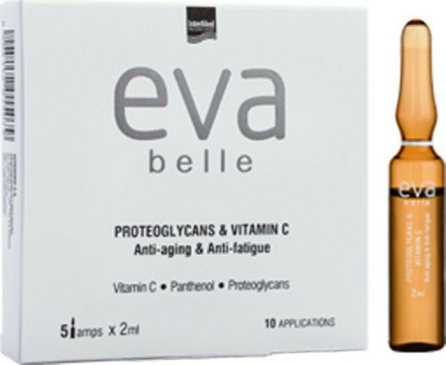 Intermed Eva Belle Anti-Aging and Anti-Fatigue Αμπούλες Για Επαναφορά Λάμψης & Όγκου 5x2ml