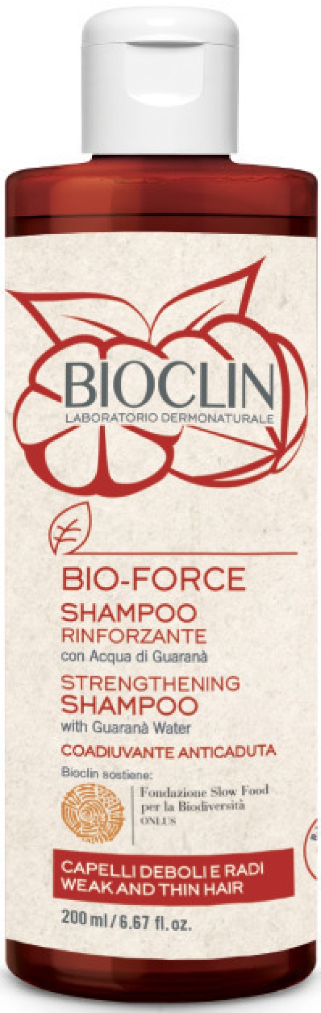 Bioclin Bio Force Strengthening Σαμπουάν Αναδόμησης/Θρέψης Για Εύθραυστα Μαλλιά 200ml