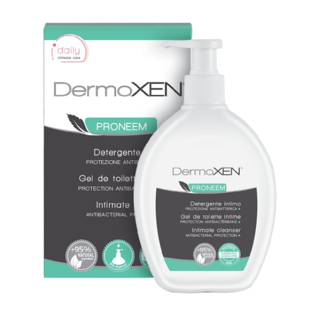 Dermoxen Intimate Cleanser Proneem 200ml (Υγρό Kαθαριστικό ευαίσθητης περιοχής για γυναίκες από 13-50 ετών)