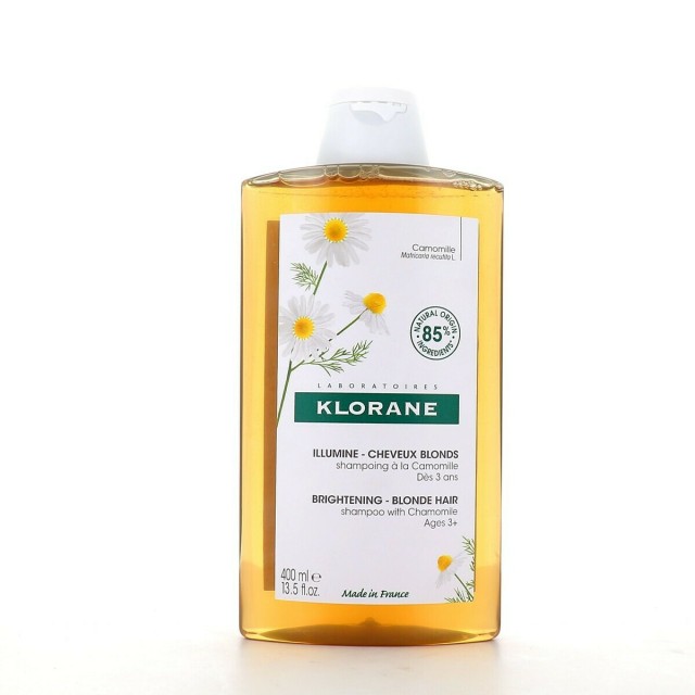 Klorane Camomille Brightening Blonde Hair Shampoo Σαμπουάν Για Ξανθιές Ανταύγειες Με Χαμομήλι 400ml