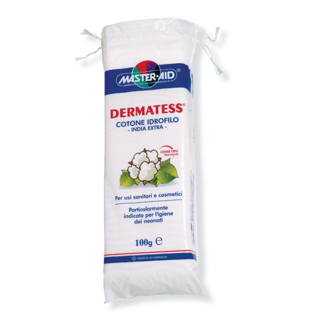 Masteraid Dermatess Cotton Υδρόφιλο 100% Βαμβάκι, 100gr