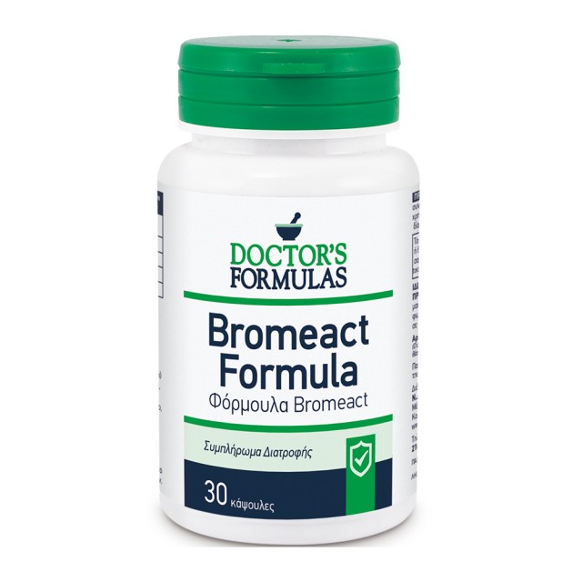 DOCTORS FORMULAS BROMEACT - Φόρμουλα Αντιφλεγμονώδης 30caps