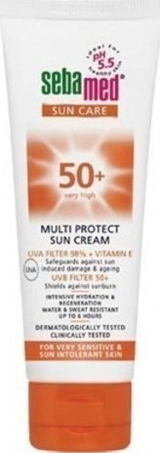 Sebamed Sun Care Multi Protect Sun Cream Αντιηλιακή Κρέμα Προσώπου Για Το Ευαίσθητο Δέρμα SPF50 75ml