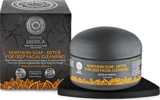 Natura Siberica Northern Soap-Detox For Deep Facial Cleansing Σαπούνι Για Βαθύ Καθαρισμό Προσώπου 120ml