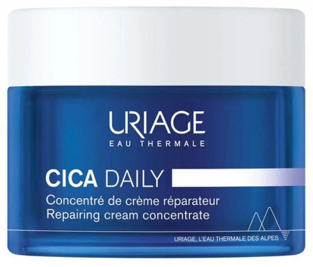 Uriage Cica Daily Repairing Cream Concentrate, Ενυδατική Κρέμα Επανόρθωσης 50ml