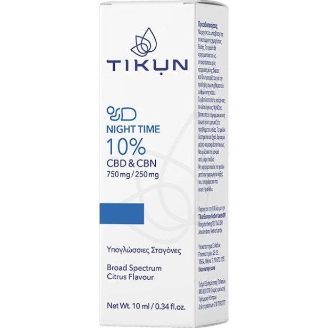 TIKUN NIGHT TIME 10%CBD&CBN 750/250MG 10ML