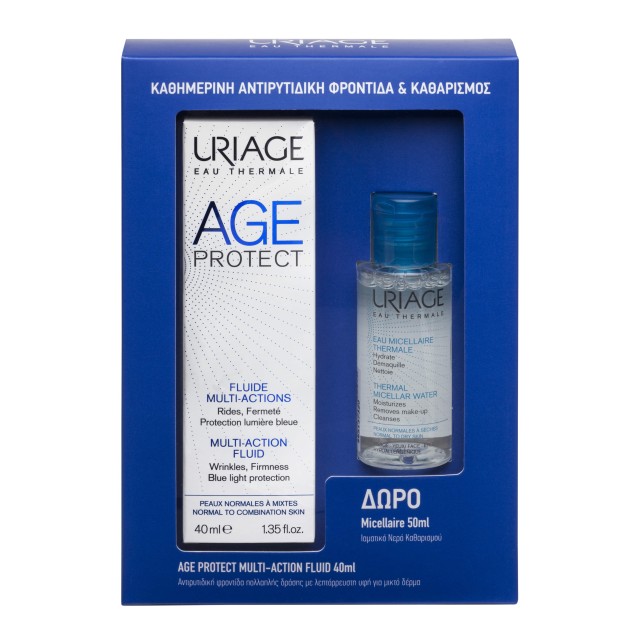Uriage Promo Age Protect Fluide Multi Actons 40ml + Eau Micellaire Thermale 50ml