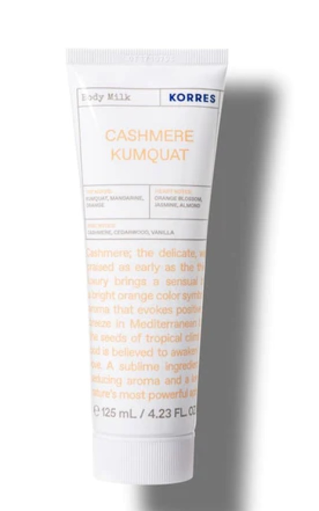 Korres Moisturizing Body Milk Cashmere Kumquat Ενυδατικό Γαλάκτωμα Σώματος 125ml