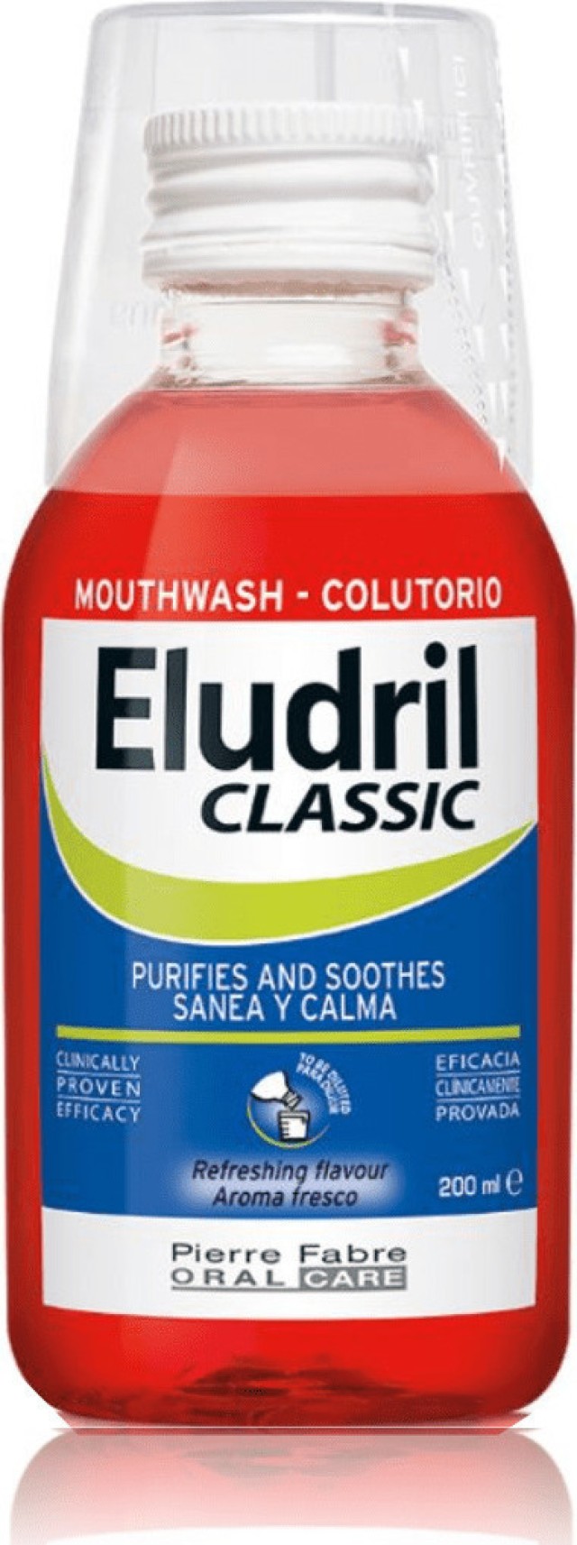 Elgydium Eludril Classic Στοματικό Διάλυμα Κατά Της Πλάκας 200ml