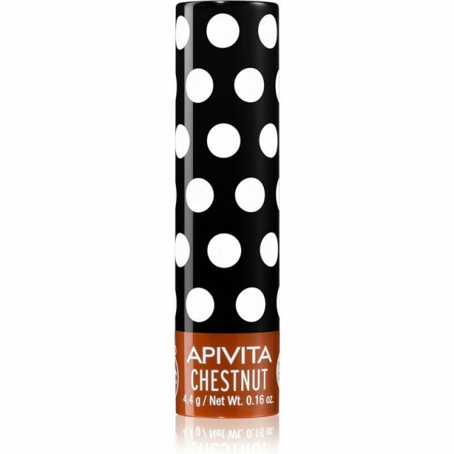 Apivita Lip Care Chestnut Tinted Ενυδατικό Βάλσαμο Χειλιών Κάστανο Με Χρώμα 4.4 gr