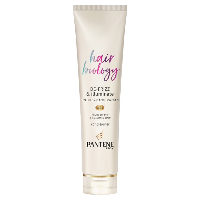 Pantene Hair Biology Conditioner De-frizz & Illuminate 160ml