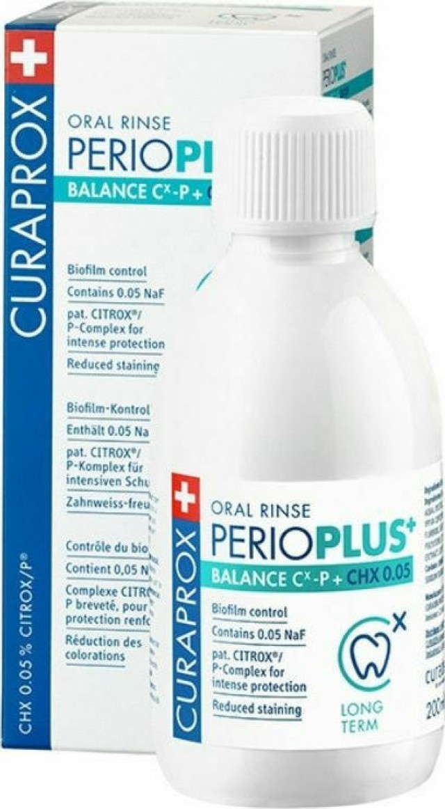 Curaprox Perioplus Balance CHX 0.05% Στοματικό Διάλυμμα 200ml