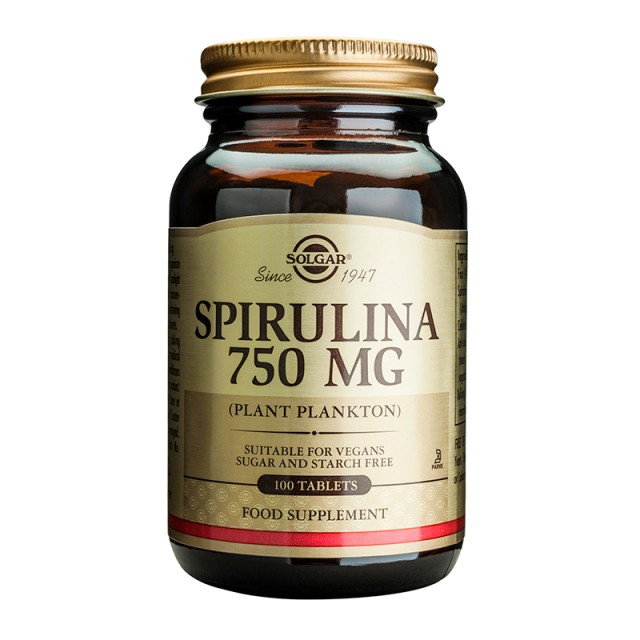 Solgar Spirulina 750mg 80caps