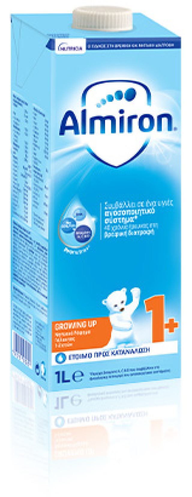 Nutricia Almiron Growing Up 1+ Γάλα Σε Υγρή Μορφή 1lt