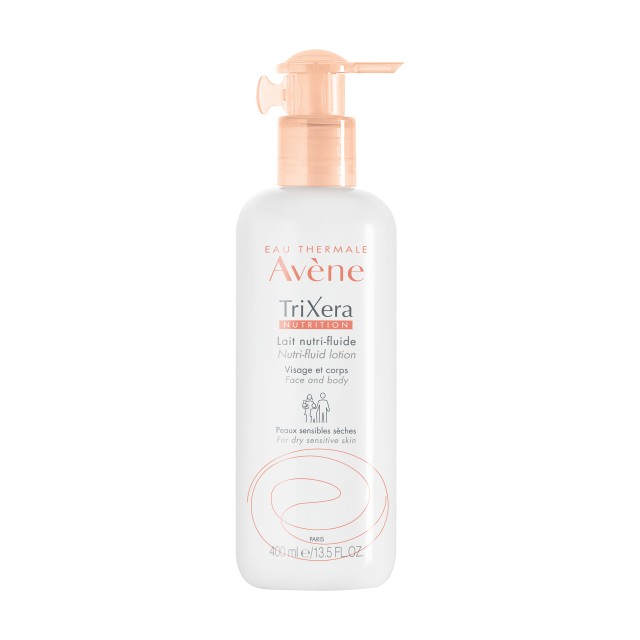 Avene Trixera Nutrition Lait Nutri-Fluide Λεπτόρρευστο Θρεπτικό Γαλάκτωμα Για Πρόσωπο & Σώμα 400ml