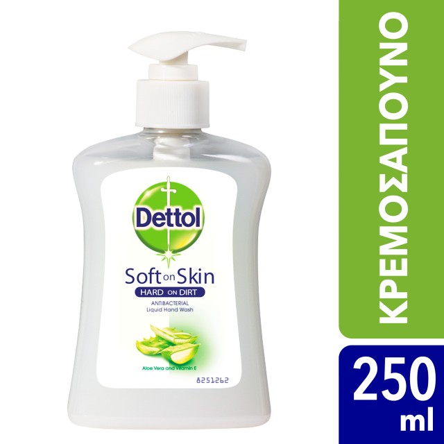 Dettol Υγρό Κρεμοσάπουνο Με Αντλία 250ml