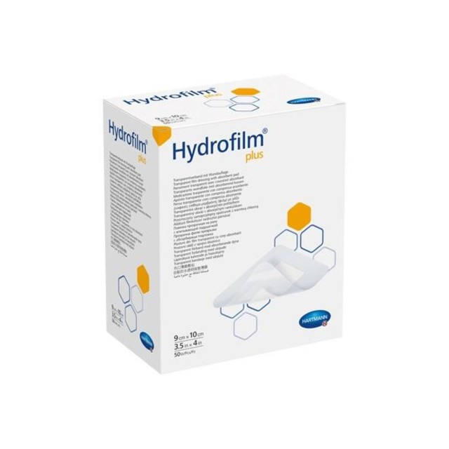 Hartmann Hydrofilm Plus Αυτοκόλλητο Επίθεμα 9x10cm 50τμχ