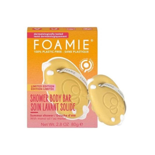 Foamie Shower Body Bar With Monoi Oil 80 gr