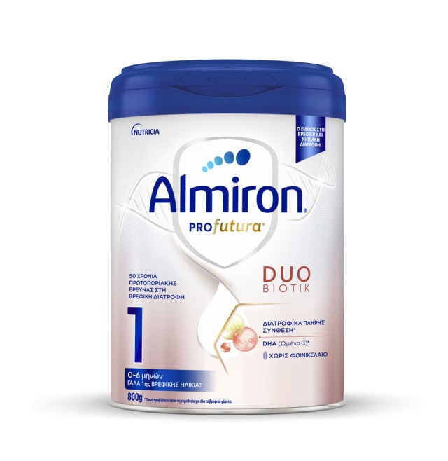 Nutricia Almiron Profutura 1 Γάλα 1ης Βρεφικής Ηλικίας 0-6m+ 800gr