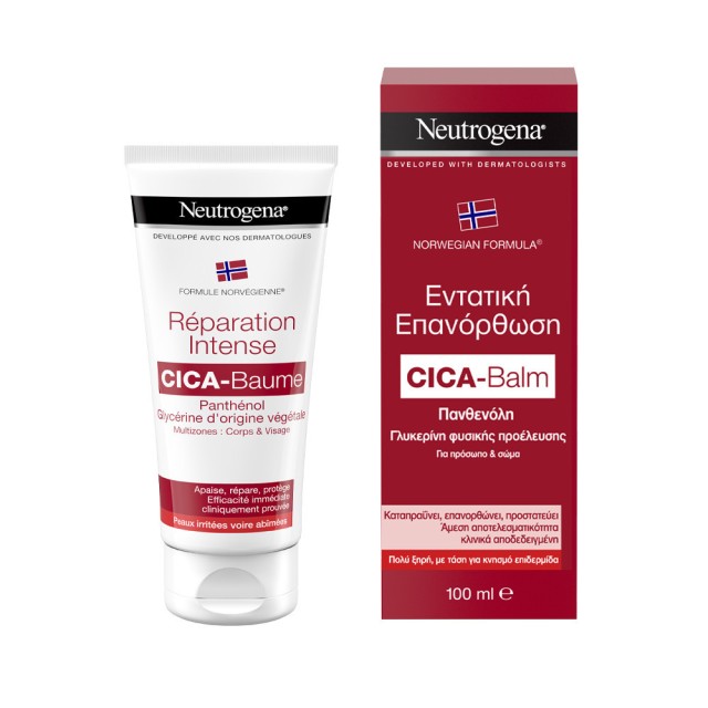 Neutrogena Cica Balm 24ωρο Balm Προσώπου για Ενυδάτωση 100ml