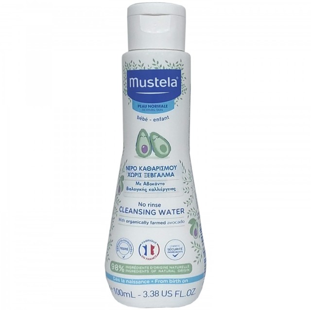 Mustela No Rinse Cleansing Water Νερό Καθαρισμού Χωρις Ξέβγαλμα 100ml