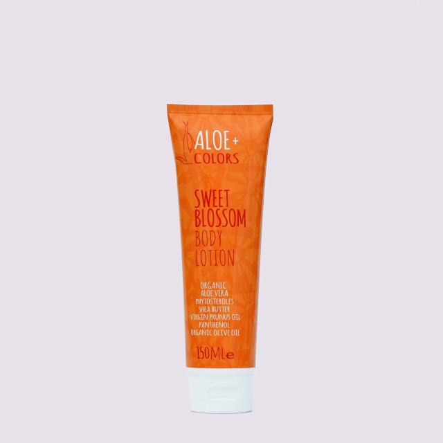 Aloe+ Colors Sweet Blossom Body Lotion Ενυδατικό Γαλάκτωμα Σώματος Με Άρωμα Βανίλια-Πορτοκάλι 150ml