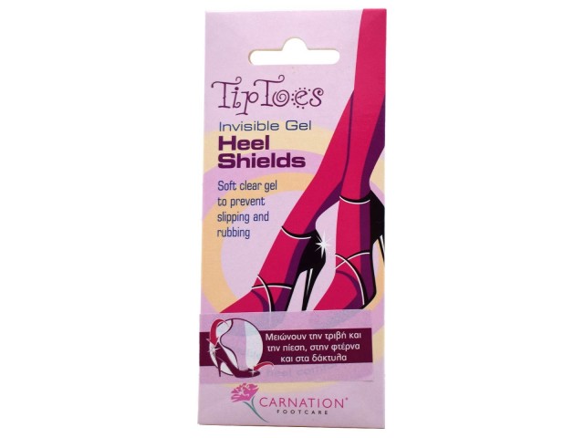 Vican Carnation TipToes Heel Shields Invisible Gel 1 ζεύγος