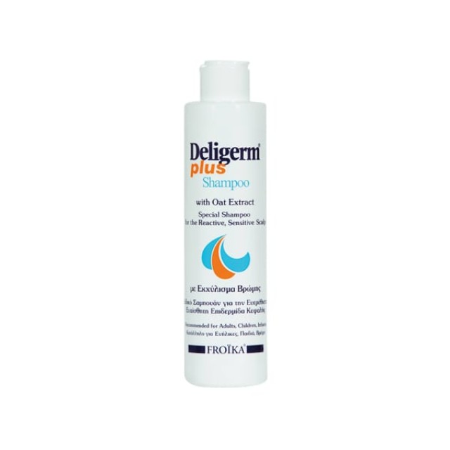Froika Deligerm Plus Shampoo Ειδικό Σαμπουάν για Αντιδραστικό & Ευαίσθητο Τριχωτό Κεφαλής για Ενήλικες, Παιδιά & Μωρά, 200ml