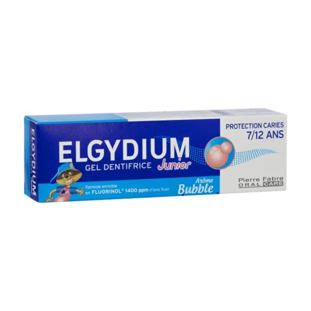 Elgydium Junior Bubble Οδοντόκρεμα για Παιδιά με γεύση Τσιχλόφουσκας, 50 ml