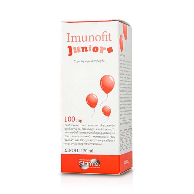 STARMEL Imunofit Junior Συμπλήρωμα για την Ενίσχυση του Ανοσοποιητικού 120ml