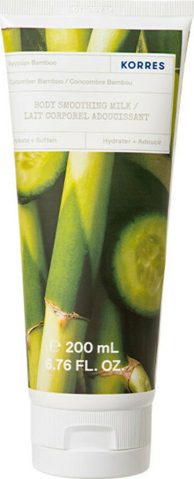 Korres Body Smoothing Milk Cucumber Bamboo Γαλάκτωμα Σώματος Αγγούρι Bamboo 200ml