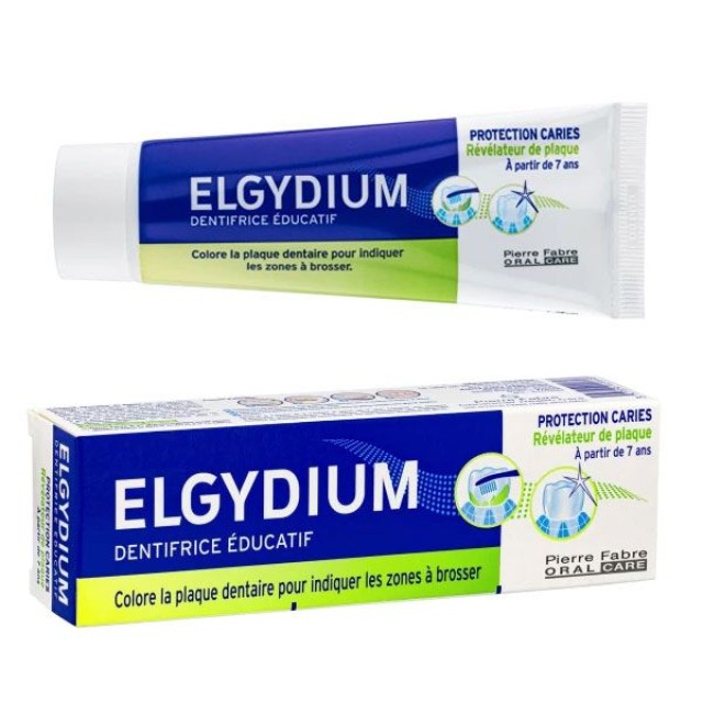 Elgydium Εκπαιδευτική Οδοντόπαστα που Χρωματίζει την Οδοντική Πλάκα για Παιδιά από 7 ετών 50ml