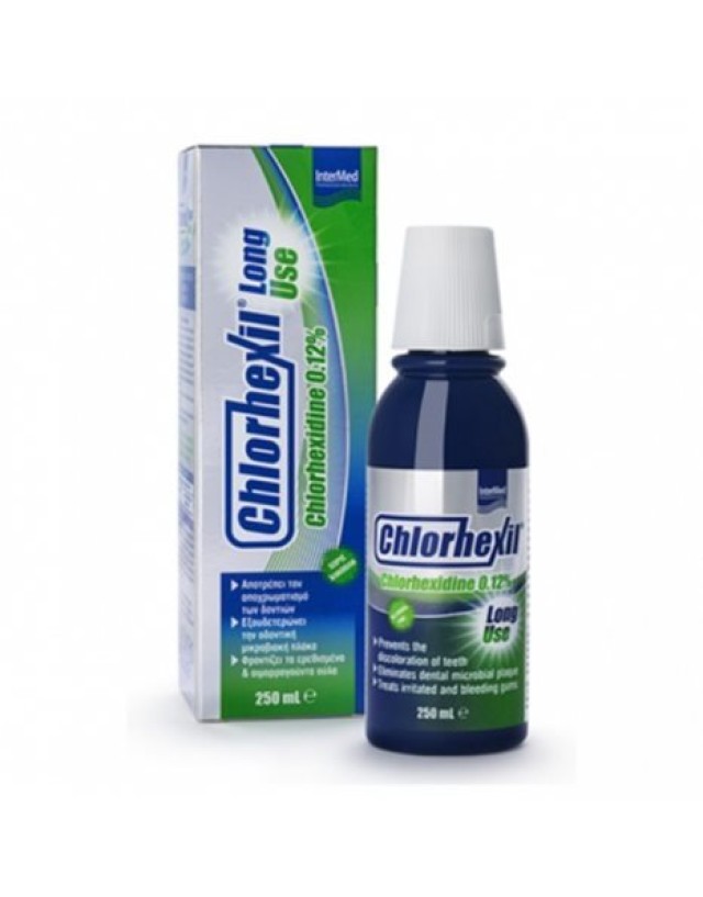 Intermed Chlorhexil 0.12% Mouthwash Long Use Στοματικό Διάλυμα 250ml