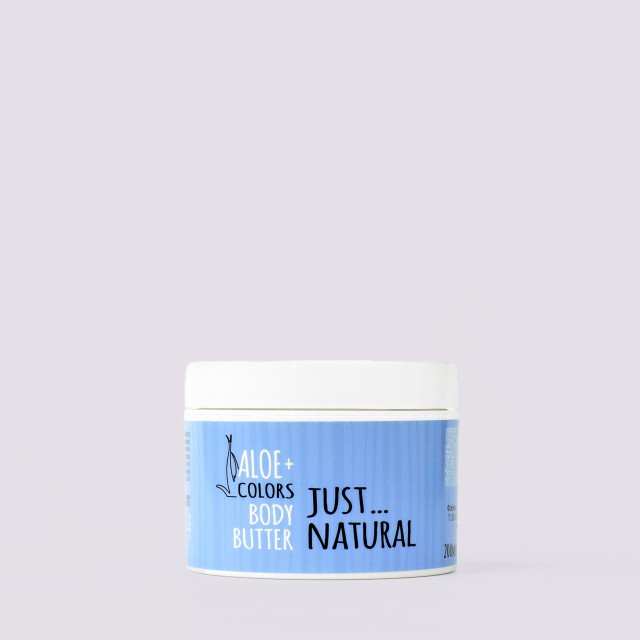 Aloe+ Colors Just Natural Body Butter Κρέμα Σώματος Με Άρωμα Φρεσκάδας 200ml