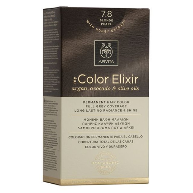 Apivita My Color Elixir 7.8 Βαφή Μαλλιών Ξανθό Περλέ