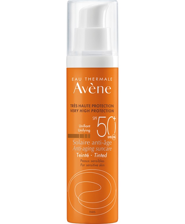 Avene Solaire Anti-Age Tinted SPF50+ Αντιηλιακή Κρέμα Προσώπου Με Χρώμα 50ml