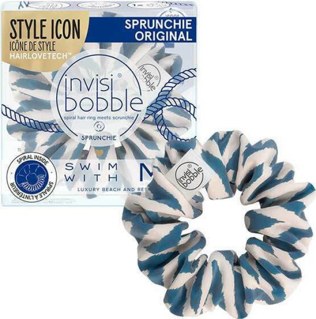 Invisibobble Sprunchie Swim with Mi Mermaid At Heart Λαστιχάκι Αδιάβροχου Υφάσματος 1τμχ