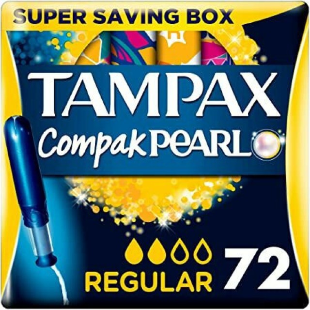 Tampax Compak Peark Regular 72τμχ