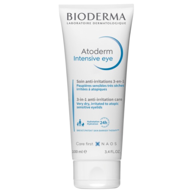 Bioderma Atoderm Intensive Eye 3-in-1 Anti-Irritation Care Ενυδατική Κρέμα Ματιών, 100ml