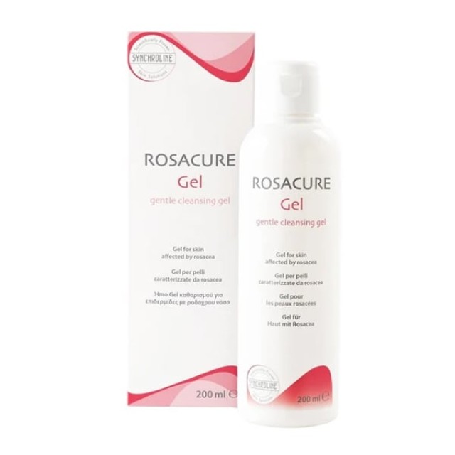 Synchroline Rosacure Gentle Face Cleansing Gel Ήπιο Gel Καθαρισμού Προσώπου, 200ml