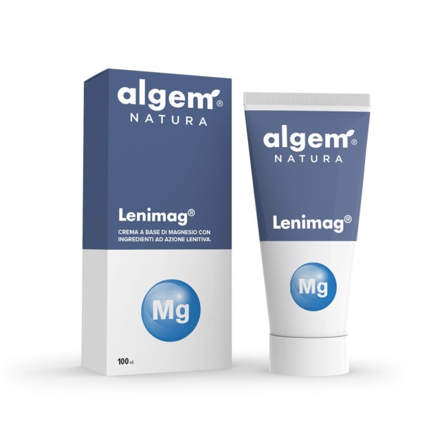 Algem Natura Lenimag Cream MG Κρέμα Μαγνησίου Υψηλής Διαδερμικής Απορρόφησης Κατά Των Μυϊκών Πόνων 100ml