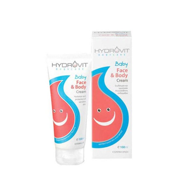 Hydrovit Baby Face & Body Cream Βρεφική Ενυδατική Κρέμα Προσώπου & Σώματος, 100ml