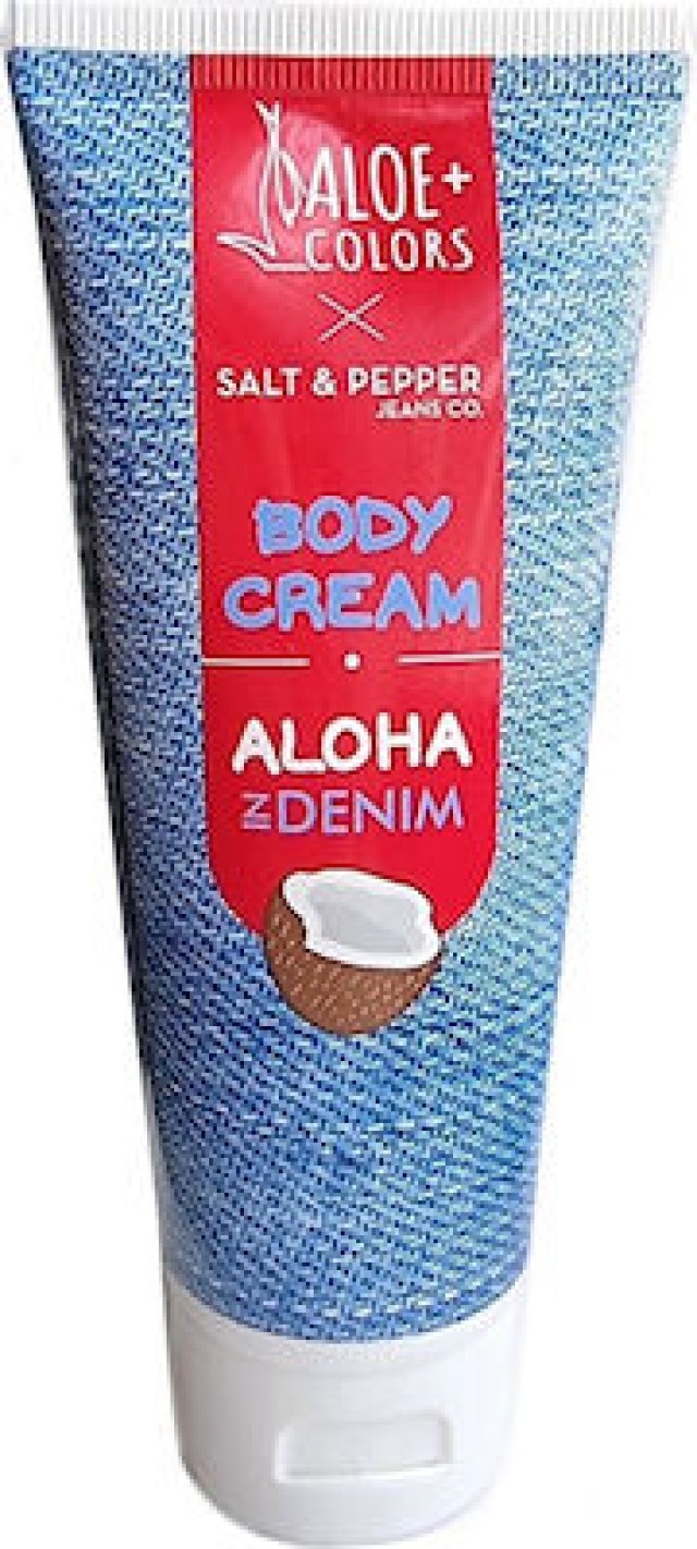 Aloe+ Colors Aloha In Denim Ενυδατική Κρέμα Σώματος με Άρωμα Καρύδα 100ml