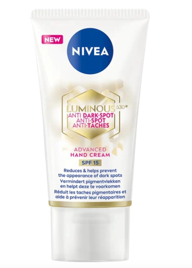 Nivea Luminous Anti-Spot Advanced Hand Cream Κρέμα Χεριών Κατά Των Πανάδων SPF15 50ml