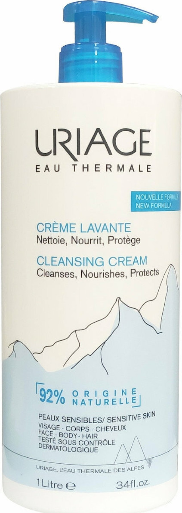 Uriage Eau Thermale Cleansing Cream Κρέμα Καθαρισμού 1000ml